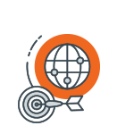 orange target icon for retirement planning